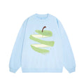 Cute Designer Apple Print Sweatshirt